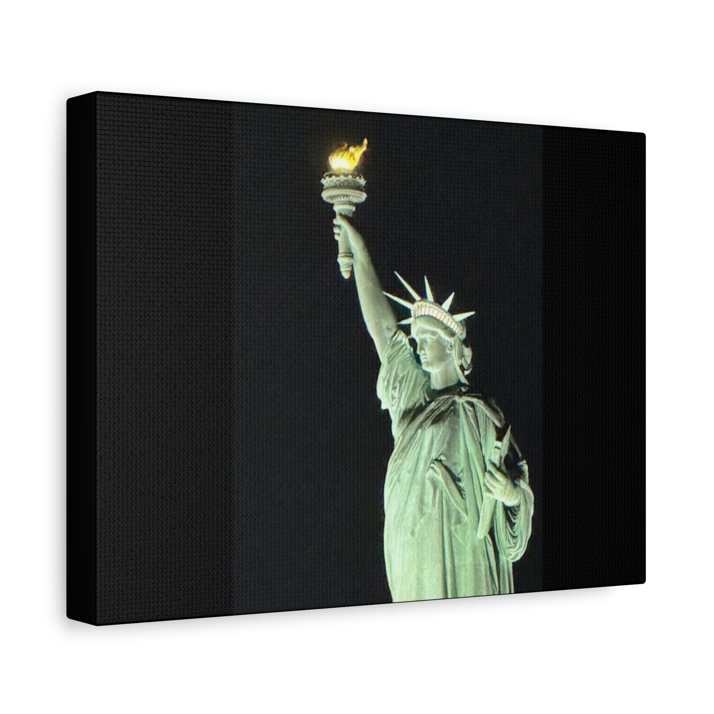 Canvas photograph Statue of Liberty, can print on metal or acrylic as well