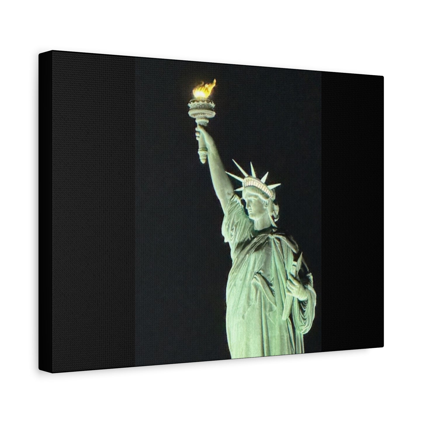 Canvas photograph Statue of Liberty, can print on metal or acrylic as well
