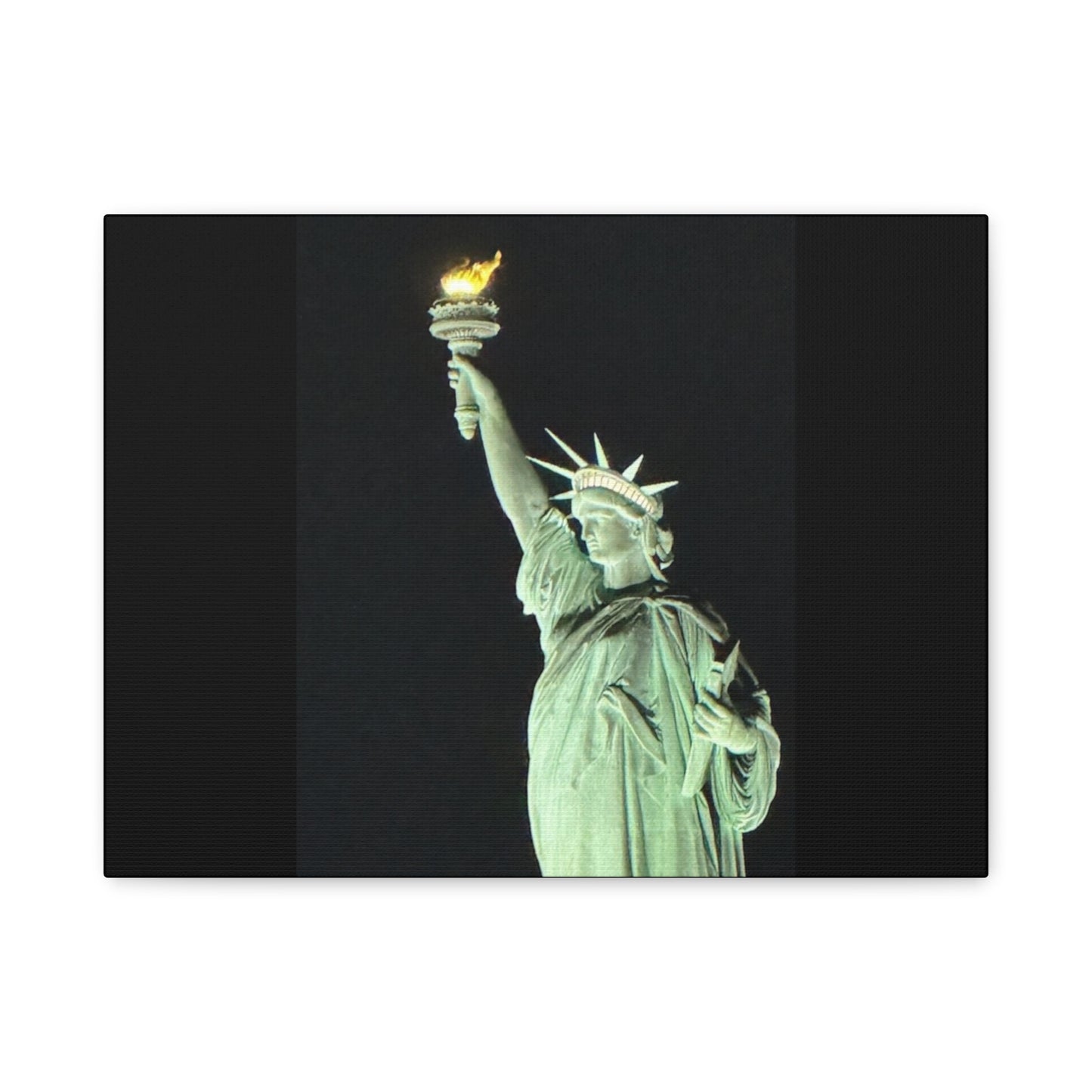 Canvas photograph Statue of Liberty, can print on metal or acrylic as well