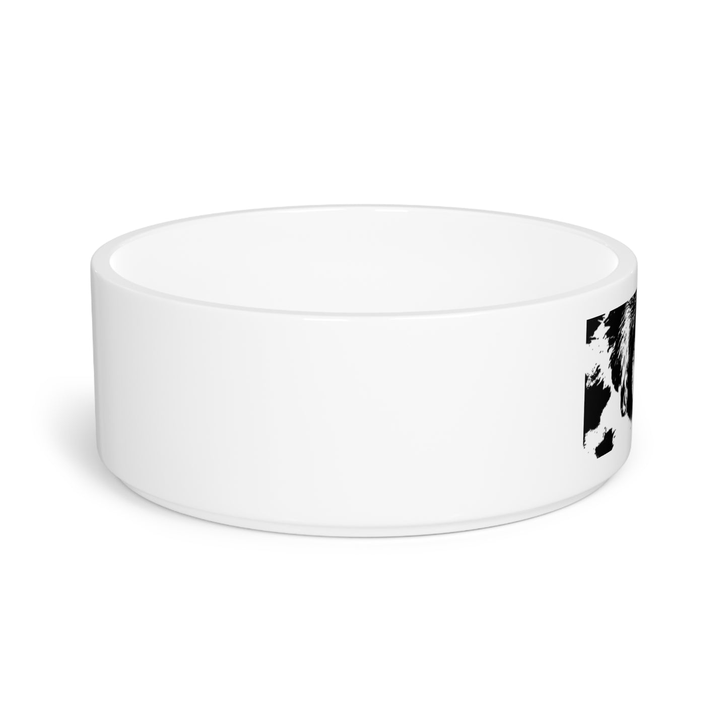 Dog Bowl, Puppy Lover Gift, Animal Water Dish, Cute Pet Food Container, Ceramic Kibble Holder, Dog Mom Present, Doggy Bowl with Unique