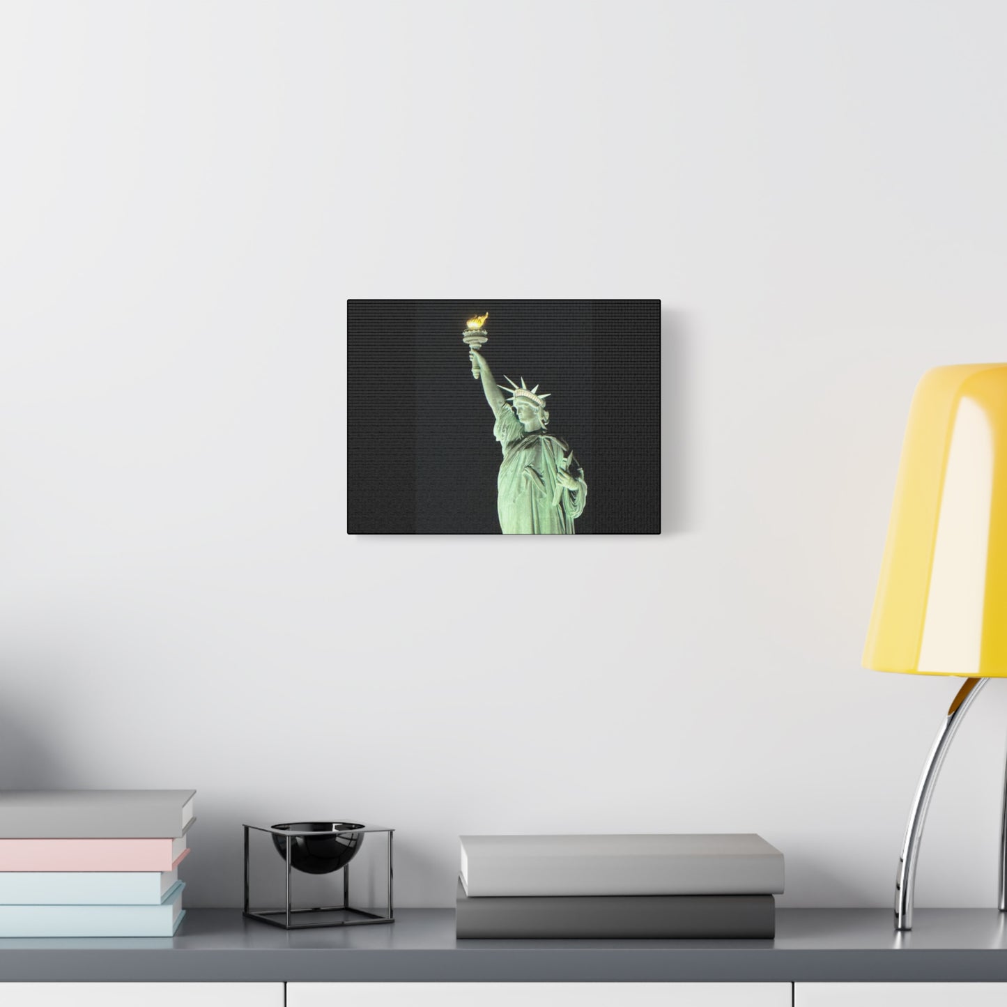 Canvas photograph Statue of Liberty, can print on metal or acrylic as well