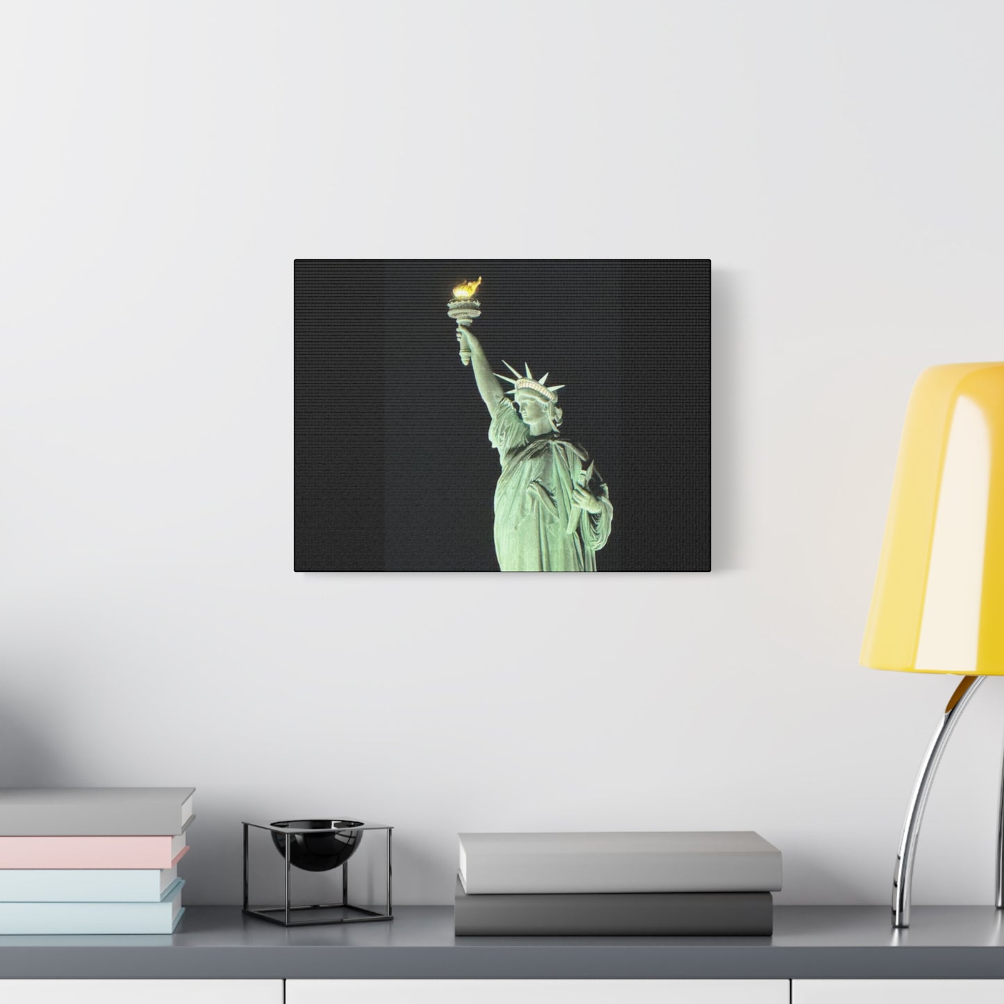 Canvas photograph Statue of Liberty, can print on metal or acrylic as well