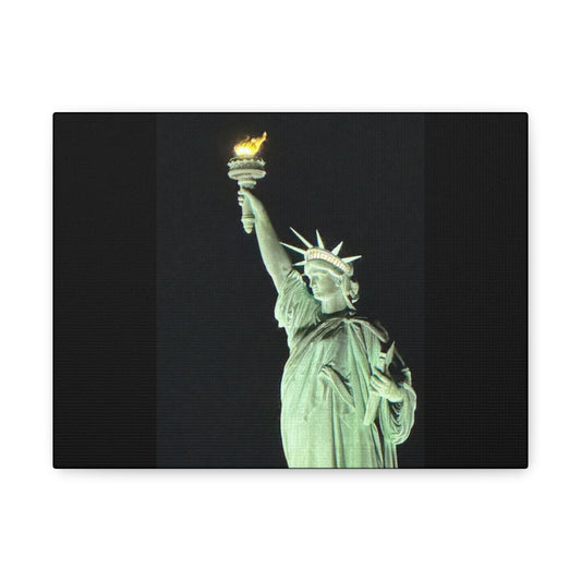 Canvas photograph Statue of Liberty, can print on metal or acrylic as well